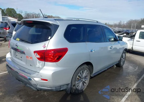 2017 Nissan Pathfinder Sl из США, поврежденный, VIN 5N1DR2MN0HC633483